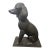 Signed 13" Bronze of a Poodle by Edward Fenno Hoffman III Pafa Mounted on Marble For Sale