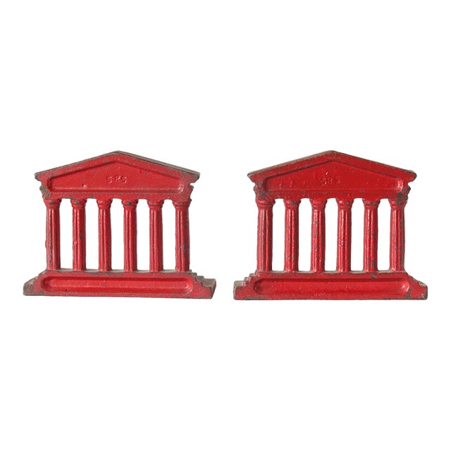 Antique Bradley & Hubbard Parthenon Petite Bookends- a Pair For Sale