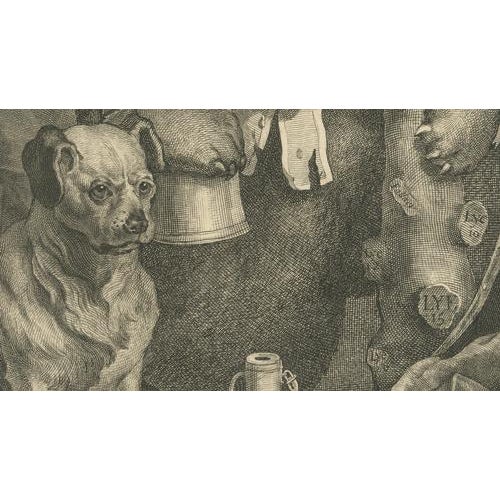 Mid 18th Century William Hogarth, The Bruiser Satirical Churchill Bear Illustration, 1763, Engraving For Sale - Image 5 of 10