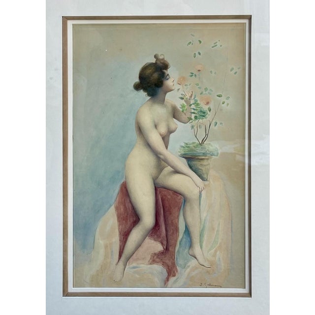 Artist: J. Salmony (xxe) Period: 20th century Style: Other Style Condition: Excellent condition Material: Water color....