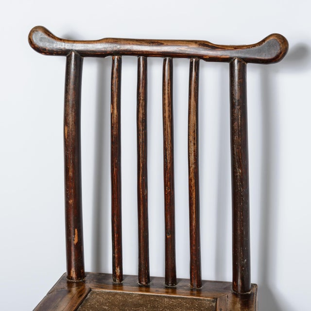 Chinese Elmwood Chairs Late Qing Dynasty , C. 1880–1900, a-Pair For Sale In West Palm - Image 6 of 15