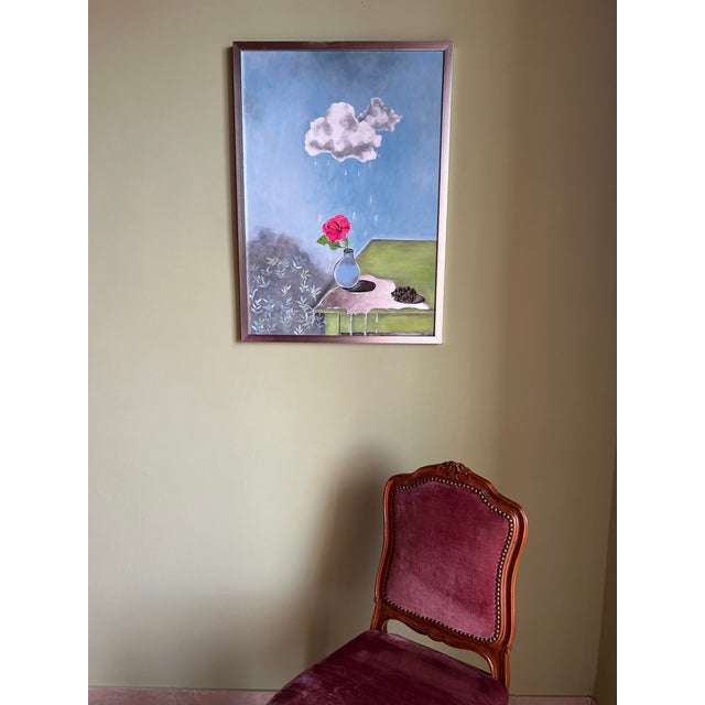 Fractal Cloud Surrealism Oil Painting For Sale In San Francisco - Image 6 of 8