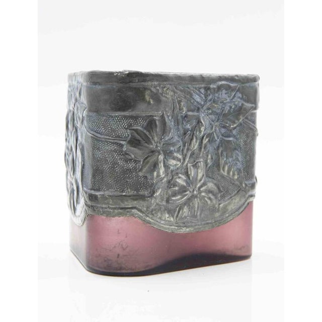 Art Nouveau Pewter Vases, Italy, Early 20th Century, Set of 5 For Sale - Image 9 of 12