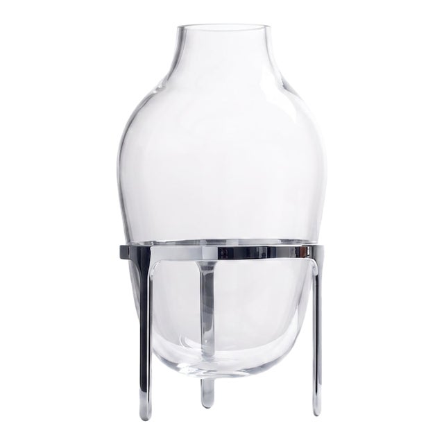 "Titus I" Large Vase in Clear Blown Glass for PaolaC by Jaime Hayon For Sale