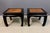 1970s 1970s Century Ebonized Pair of Pagoda End Tables With a Burl Top Chin Hua Collection For Sale - Image 5 of 8