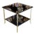 Jansen Manner Black Lacquered Side Table For Sale