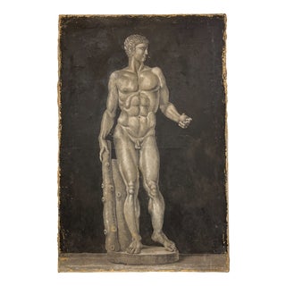 Hercules with the Apples of the Hesperides, Oil on Canvas, 1950s For Sale