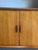 Wood In Style of Svend Aage Larsen for Faarup Mobelfabrik Danish Teak Tambour Credenza With Glass Display Hutch Danish Vintage 1960s For Sale - Image 7 of 16