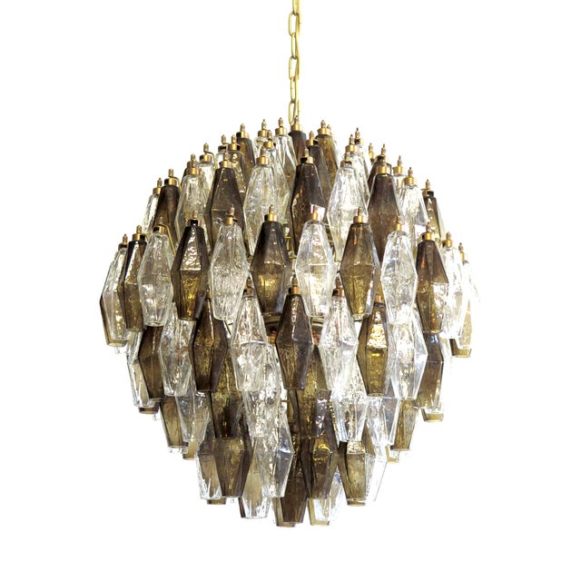 Spherical Murano Poliedri Candelier, 1990 For Sale