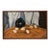 Vintage Mid Century Signed Still Life Oil Painting With Black Teapot & Eggs For Sale