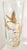 Gold 1980s Gold Flying Geese Glass Vase For Sale - Image 8 of 8