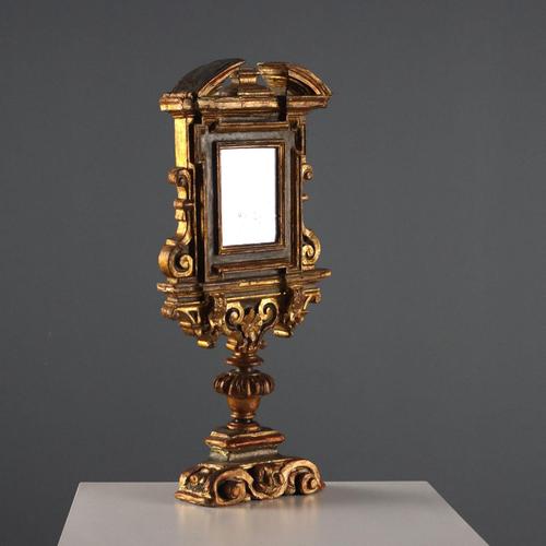 Wood Carved Wooden Support Fan Stand For Sale - Image 7 of 7