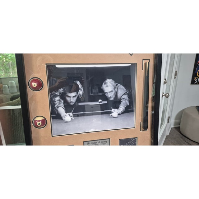 Pop Art Shadowbox Display 1986 "Color of Money" ~ Man Cave Memorabilia For Sale - Image 3 of 11