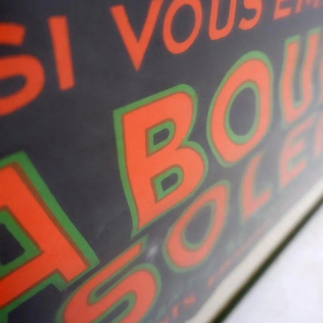 Black Vintage La Bouille Soleil Paris Poster by Joseph-Charles, 1930s For Sale - Image 8 of 11