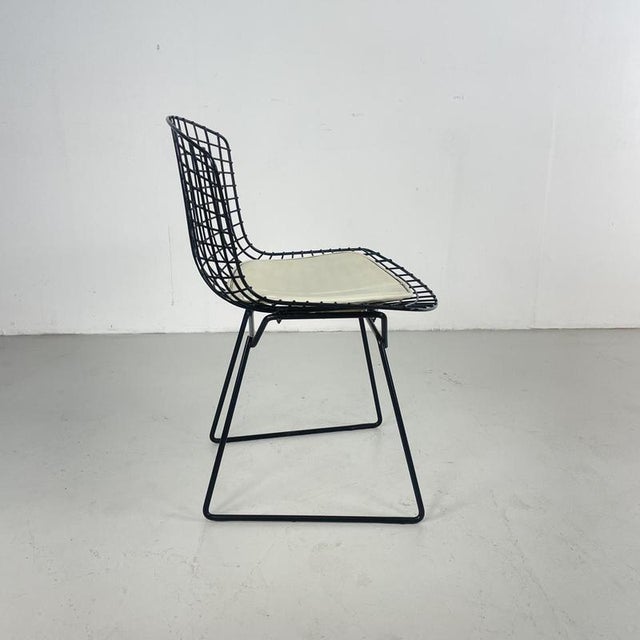 Side Chair in Black by Harry Bertoia, 1950s For Sale - Image 6 of 11