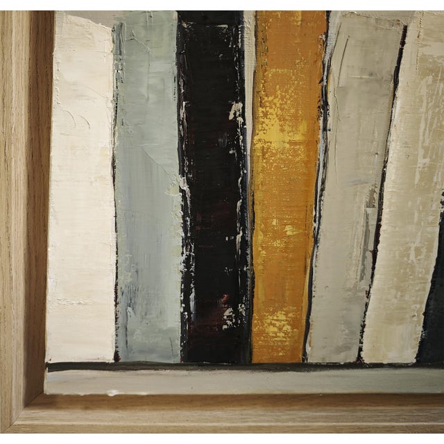 Layers of History, Abstract Library, Geometric Art, Framed by Sophie Dumont For Sale - Image 9 of 11