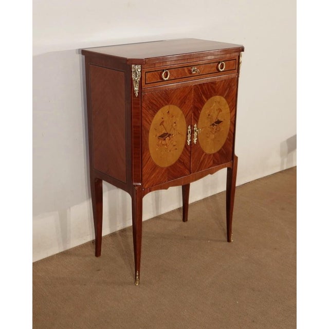 Small Buffet in Precious Wood, Early 20th Century For Sale - Image 3 of 18