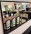 Italian Black Lacquered Wall Mirror attributed to Osvaldo Borsani, 1940s For Sale - Image 6 of 8
