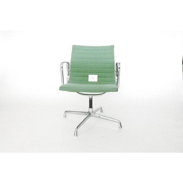 Metal EA 108 Swivel Chair with Aluminium Frame by Charles & Ray Eames for Herman Miller / Vitra, 1970s For Sale - Image 7 of 12