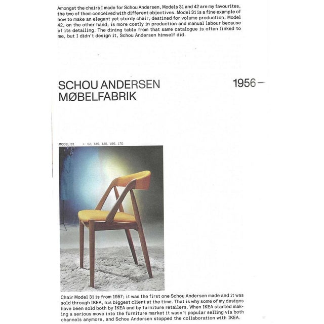 Wood Teak Dining Chairs attributed to Kai Kristiansen for Schou Andersen, 1960s, Set of 4 For Sale - Image 7 of 8
