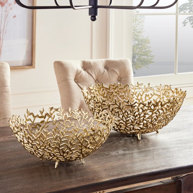 Realism Celine Decorative Bowls, Set Of 2 For Sale - Image 3 of 8