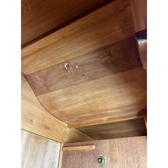 Vintage French Louis XVI Style Wardrobe in Oak For Sale - Image 18 of 18