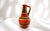 Red 1960s Mid-Century Modern W. Germany Ceramic Jar Red & Gold For Sale - Image 8 of 10