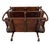 Anglo Indian Teak and Brass Inlaid Serving Trolley, 1930s For Sale - Image 13 of 18