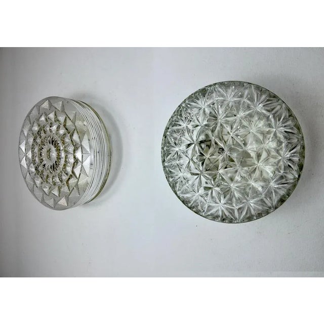 1970s Spanish Sconces in Cut Glass from Peris Andreu, 1970, Set of 2 For Sale - Image 5 of 9