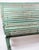 Gold French Park Bench Painted in Greenish Color, 1930s For Sale - Image 8 of 9