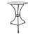 French Green Painted Bistro Table For Sale