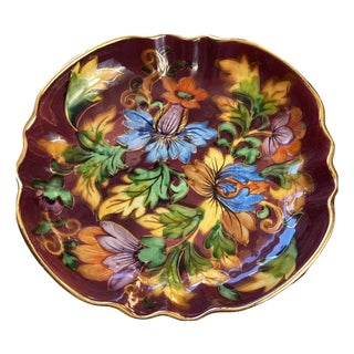 Ceramic Dish by H. Bequet Quaregnon, 1950s For Sale