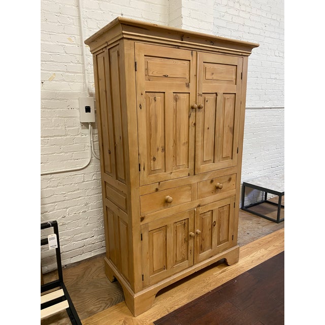 Antique English Pine Armoire Chairish