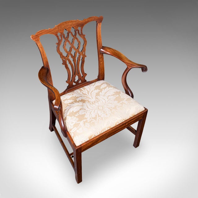 Antique Gentleman's Elbow Chair, English, Morning Room Seat, Georgian, c.1800 For Sale - Image 6 of 12