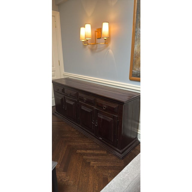 Imported from Brazil, handmade of reclaimed wood this rustic buffet is perfect in the right decor.