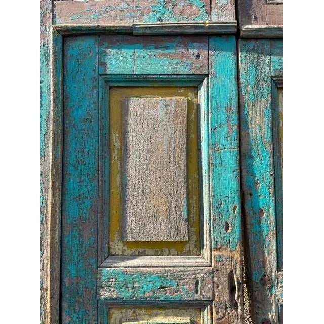 Farmhouse Late 19th Century Mexican Spanish Double Doors With Doors Within For Sale - Image 3 of 10