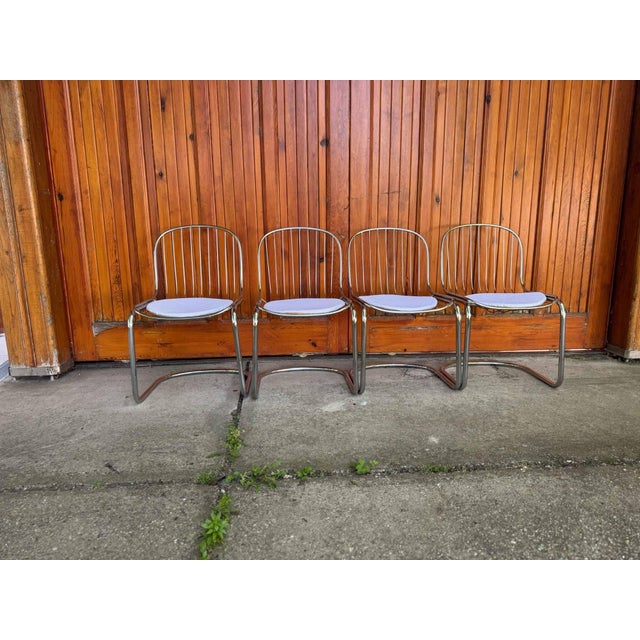 Gastone Rinaldi Italian Dining Chairs by Gastone Rinaldi, 1970s, Set of 4 For Sale - Image 4 of 9