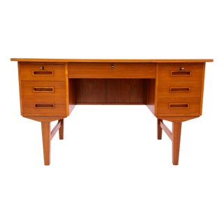 Vintage Danish Teak Desk, 1960s For Sale