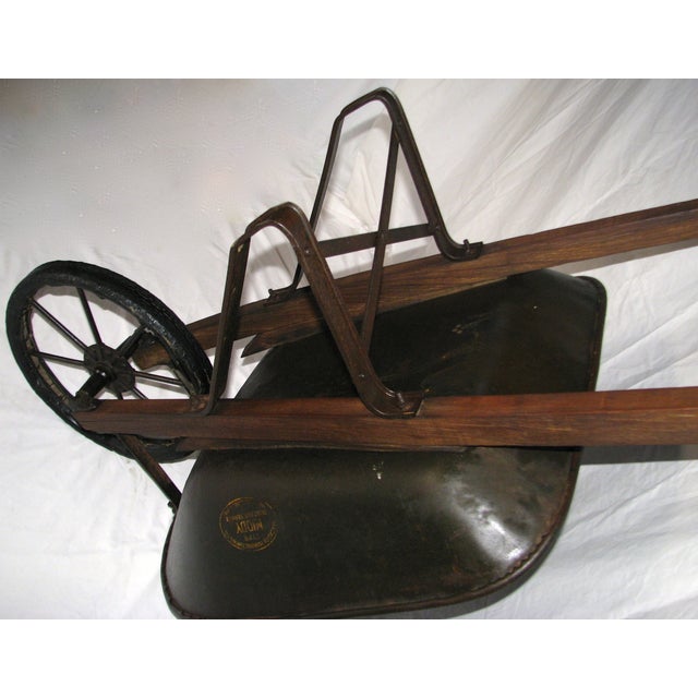 Antique Jackson Manufacturing Iron Wheelbarrow Chairish