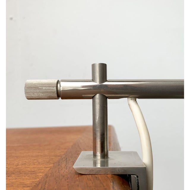 Mid-Century German Minimalist Clamp Lamp from Beisl, 1960s For Sale - Image 6 of 18