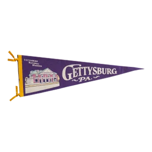 Vintage Gettysburg Pa Felt Flag