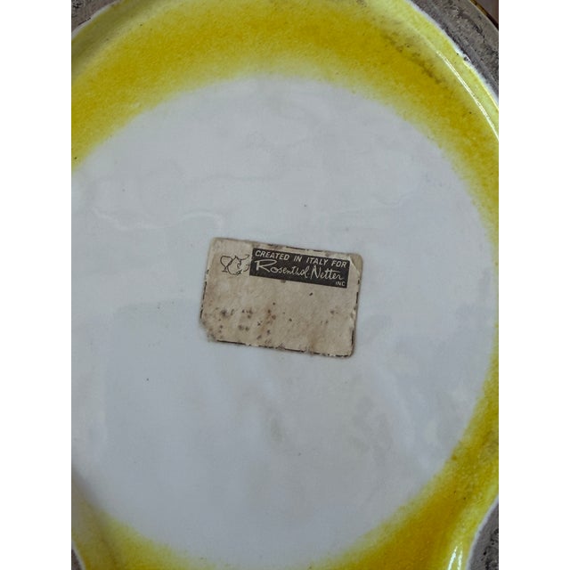 Traditional Vintage Italian Glazed Ceramic Leopard Head Cachepot by Rosenthal Netter For Sale - Image 3 of 10