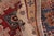 Textile Rustic Kazak Light Blue/Beige Wool Round Rug- 8'0''x8'0'' For Sale - Image 7 of 9