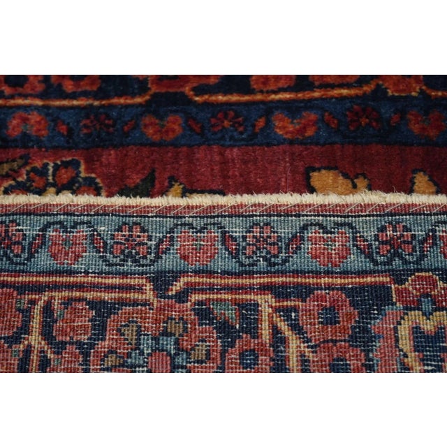 Antique Sarouk Rug 4'1'' x 6'5'' For Sale - Image 4 of 12
