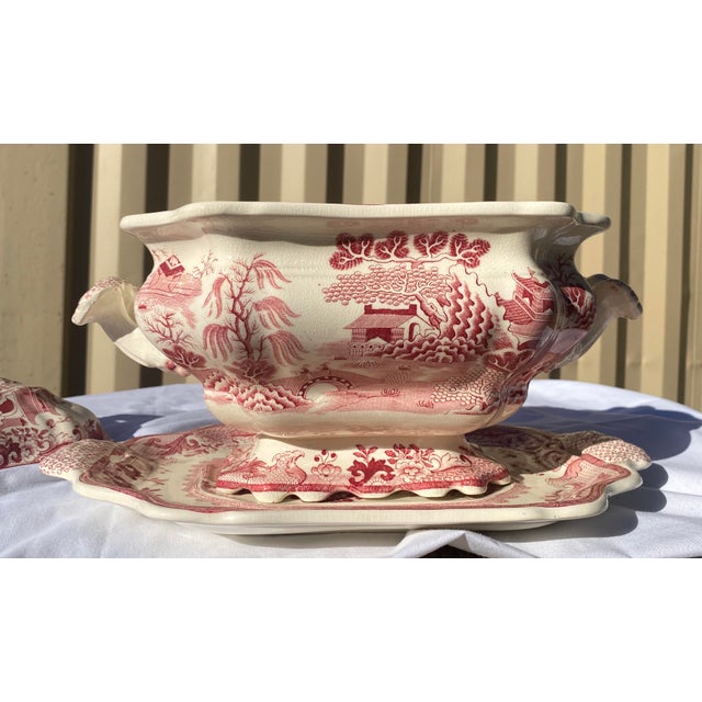 Antique Soup Tureen & Underplate 2 Pieces Chairish