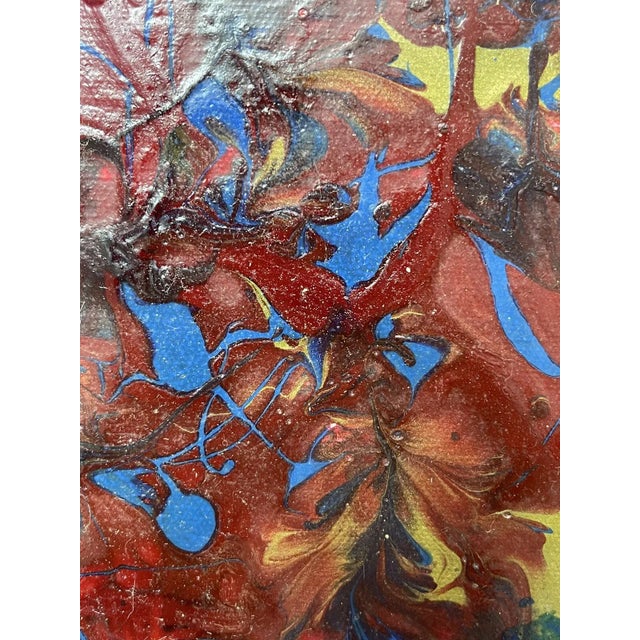 PALM BEACH ESTATE TREASURE!! Original work of art dated 2008 Signed on reverse. Super moody Abstract Impressionist Heavy...