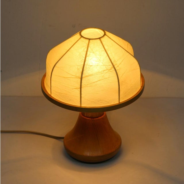 Cocoon Table Lamps, 1960s, Set of 2 For Sale - Image 6 of 8