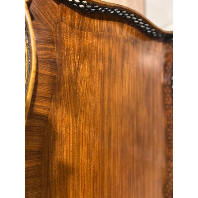 Wood Ej Victor Coffee Table With Fretwork Gallery For Sale - Image 7 of 11