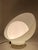White Space Age Opaline Glass and Metal Table Lamp, Italy, 1970s For Sale - Image 8 of 10