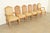 John Stuart John Stuart French Provincial Louis XV Carved Oak and Cane Back Dining Chairs, Set of Six For Sale - Image 4 of 15